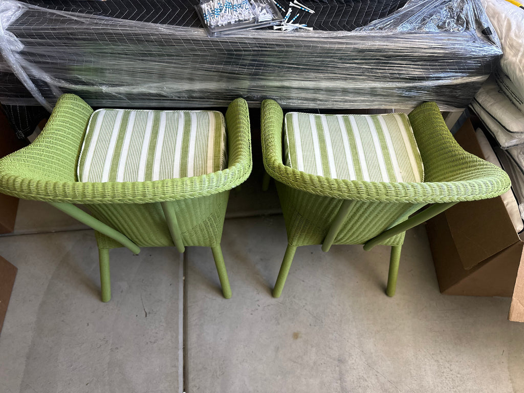 Surrey Armchairs (Set of 2)-Grass Green - The Home Decor Outlet