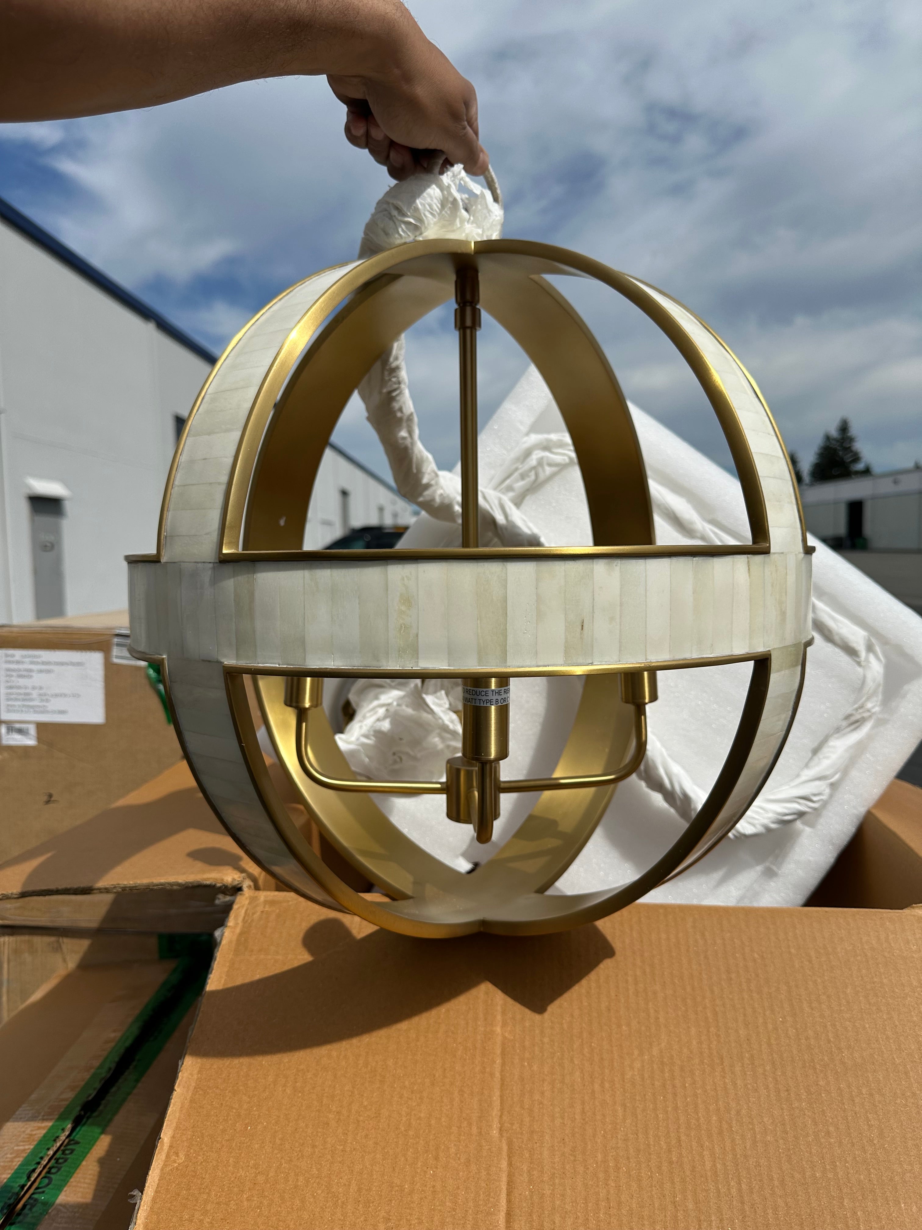 Greenport Round Pendant - The Home Decor Outlet