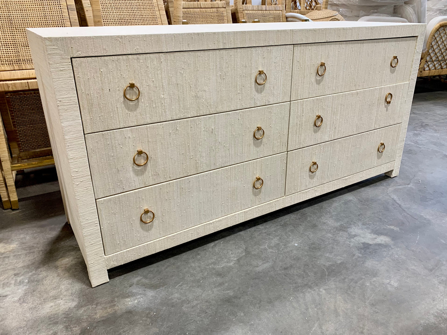 Blake Dresser (Wide 6-Drawer)-Natural