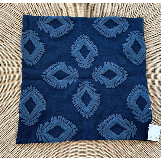 Leighton Pillow Cover (24” SQ)-Midnight