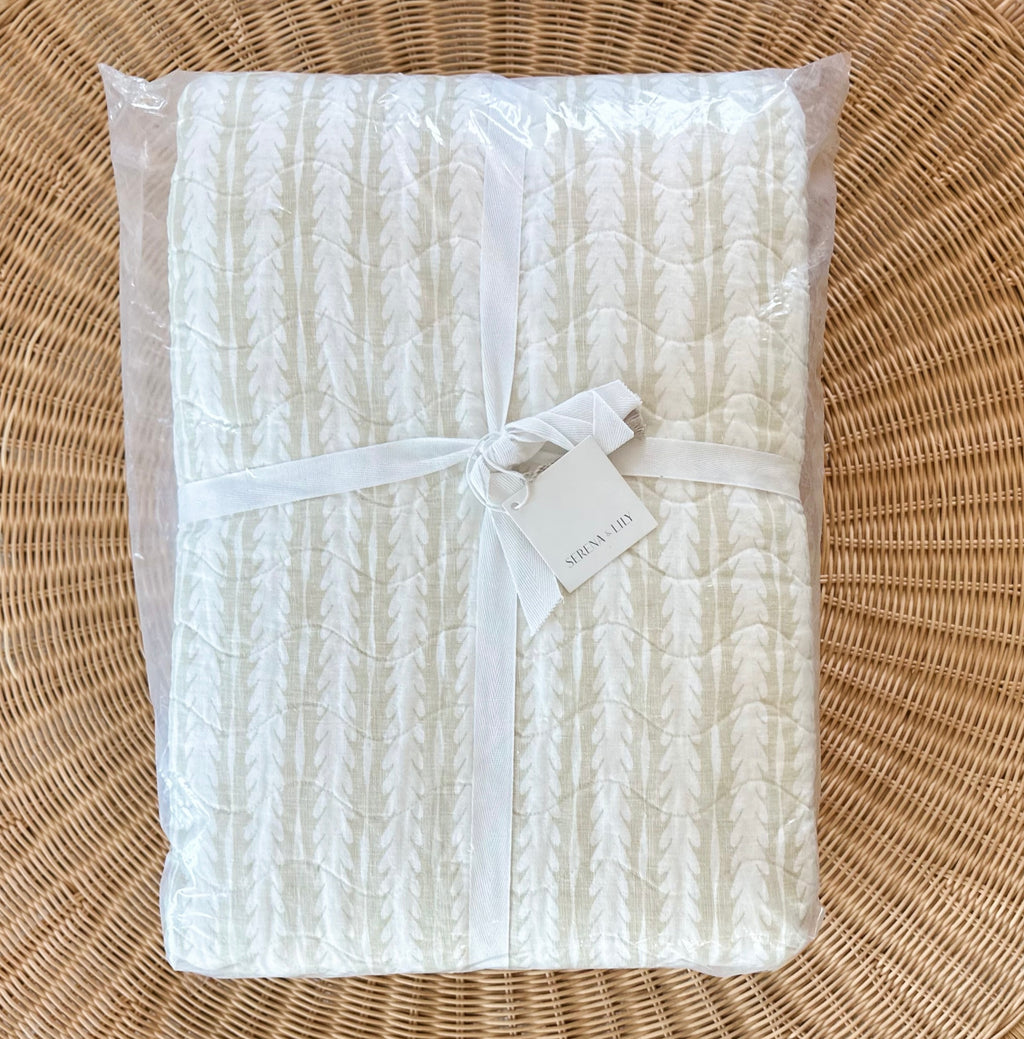 Oceana Linen Quilt (F/Q)-Sand