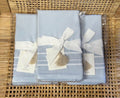 Soho Sateen Euro Sham-Sky/White - The Home Decor Outlet