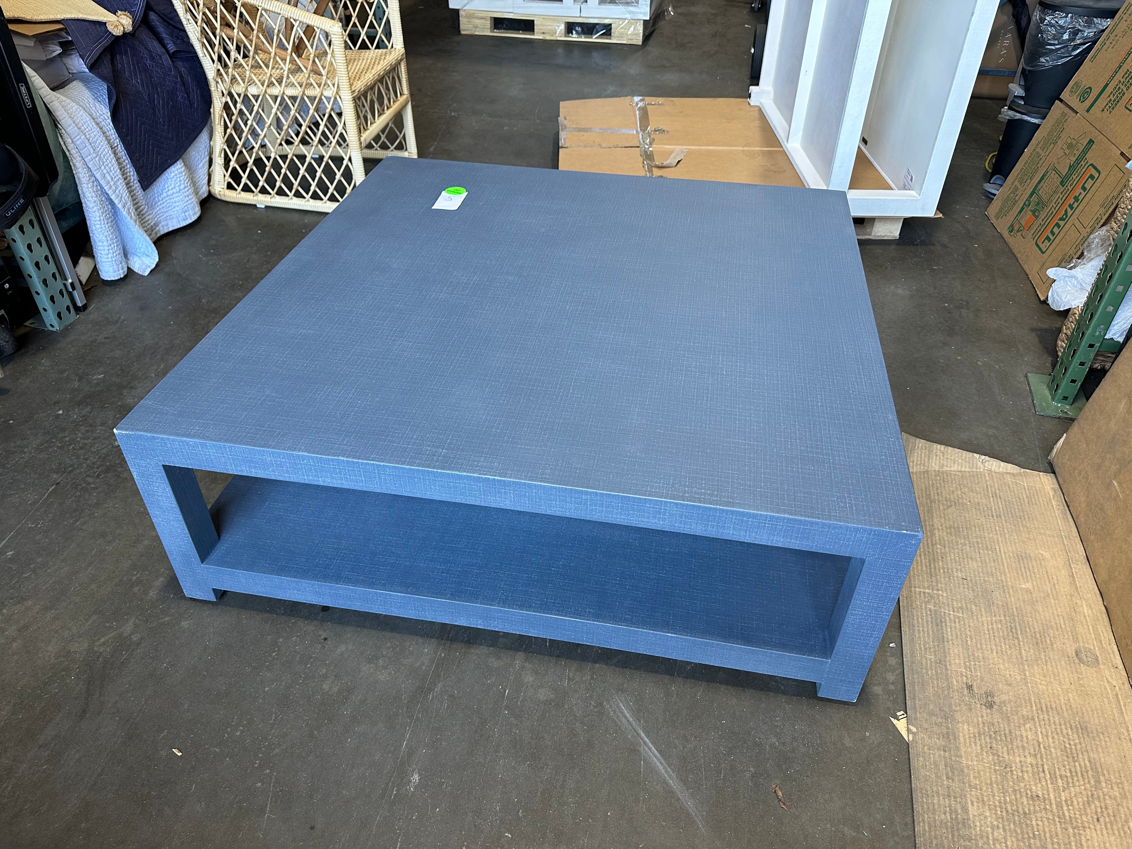 Driftway Square Coffee Table-Indigo Blue