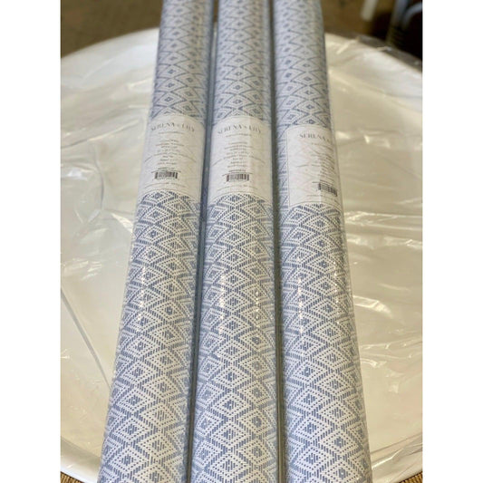 NEW Serena & Lily Martinique Wallpaper-Coastal/White - The Home Decor Outlet