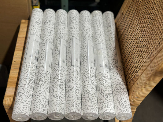 Meadowsweet Wallpaper-Smoke Grey - The Home Decor Outlet