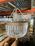 Malibu Large Chandelier (24” DIAM)-White