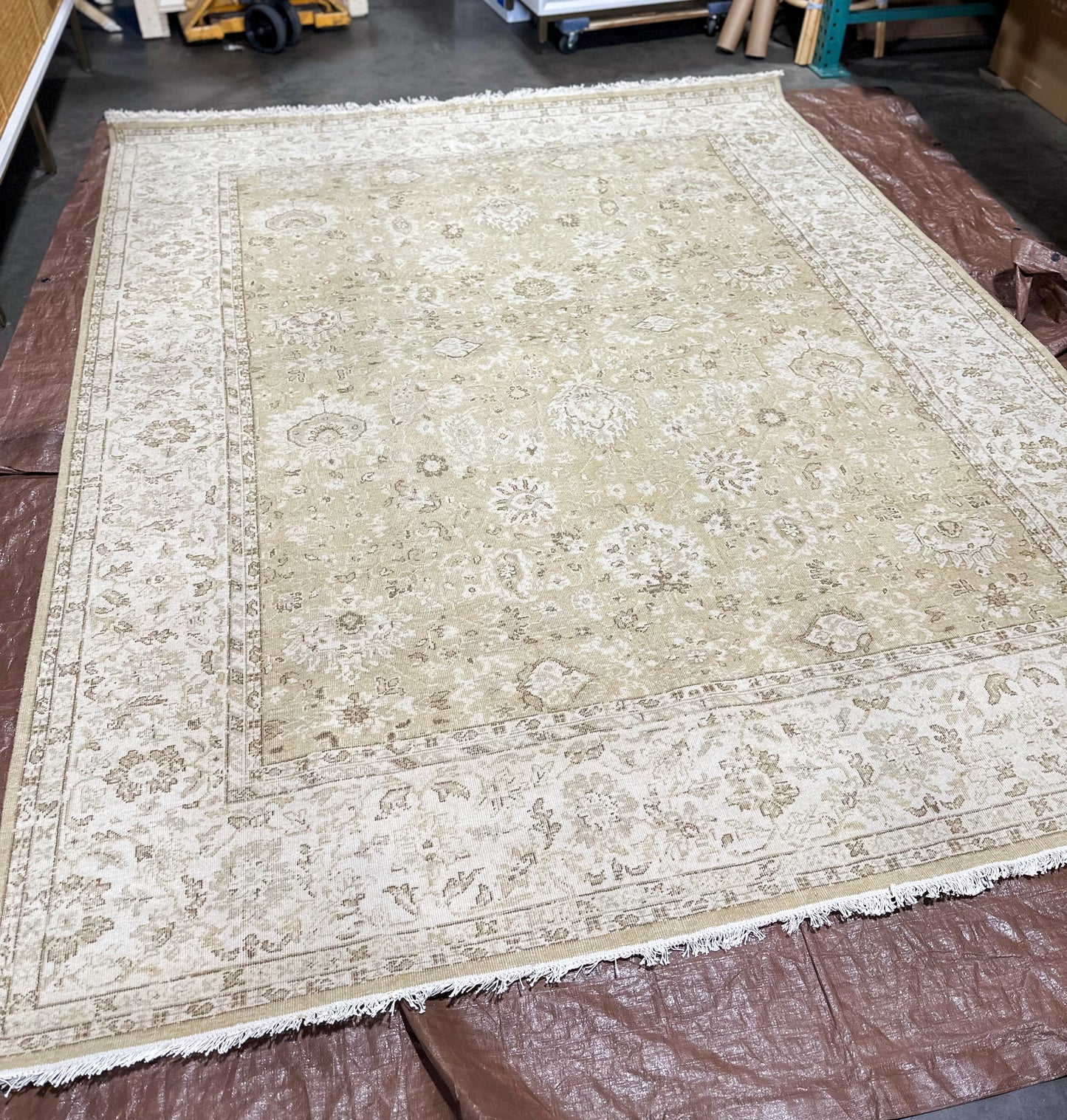 NWOT Berkshire Hand-Knotted Rug (8’x10’)-Sand - The Home Decor Outlet