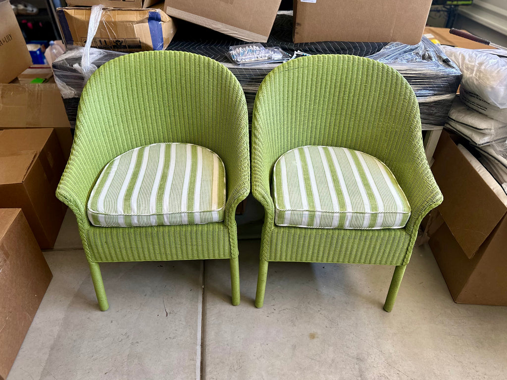 Surrey Armchairs (Set of 2)-Grass Green - The Home Decor Outlet