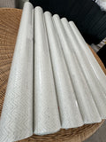 Chevron Paperweave Wallpaper-Sky - The Home Decor Outlet