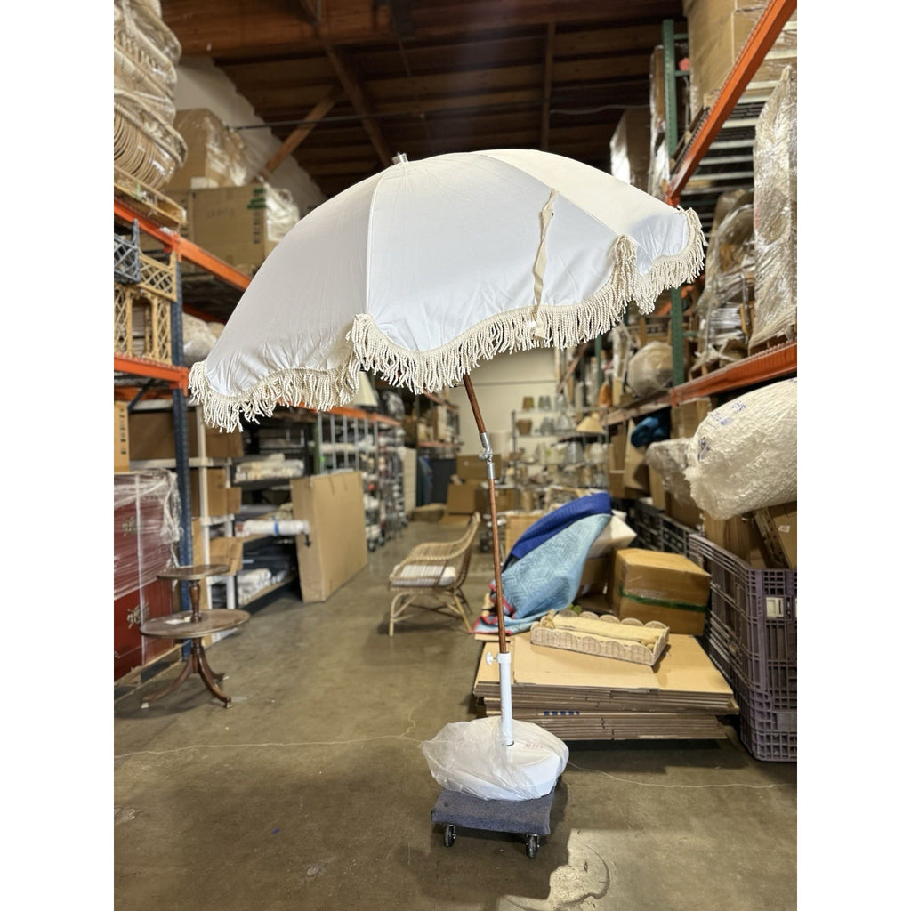 Beach Umbrella (Photo Sample)-Antique White