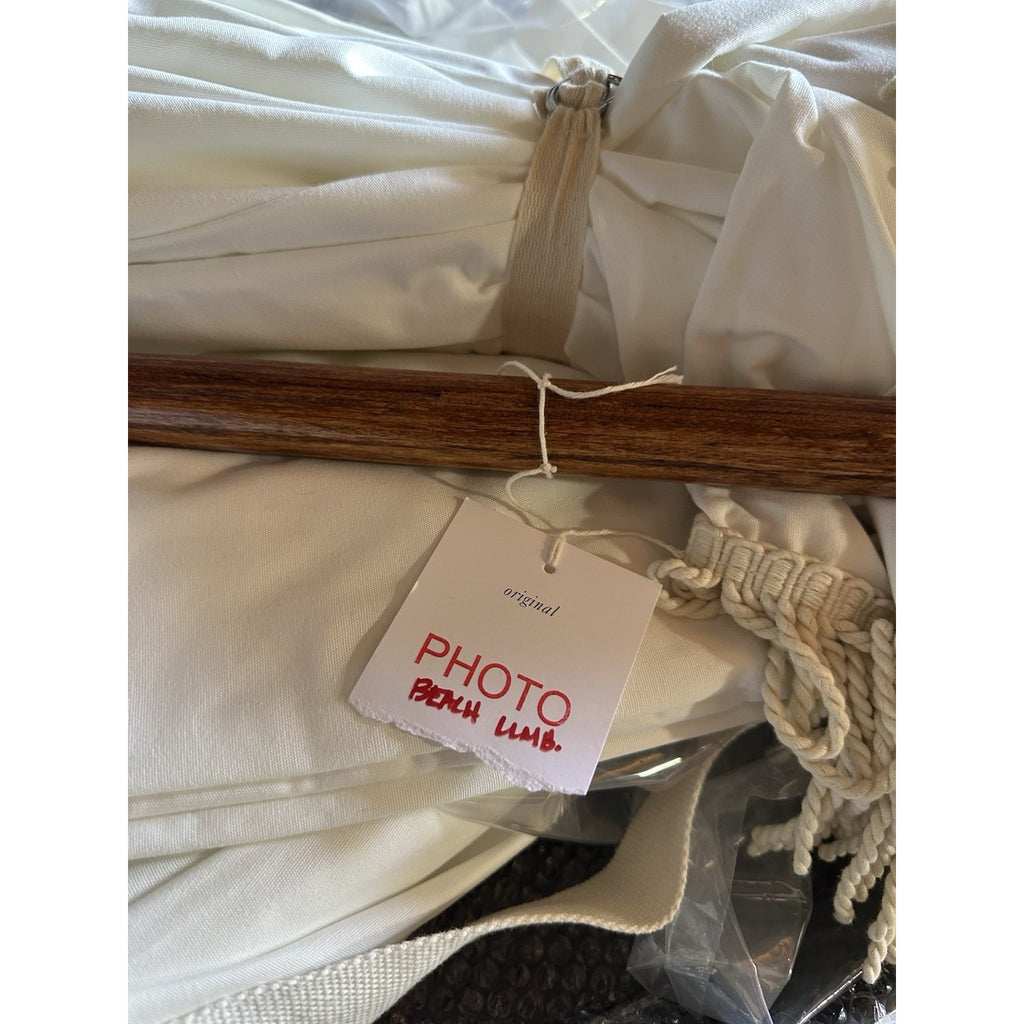 Beach Umbrella (Photo Sample)-Antique White