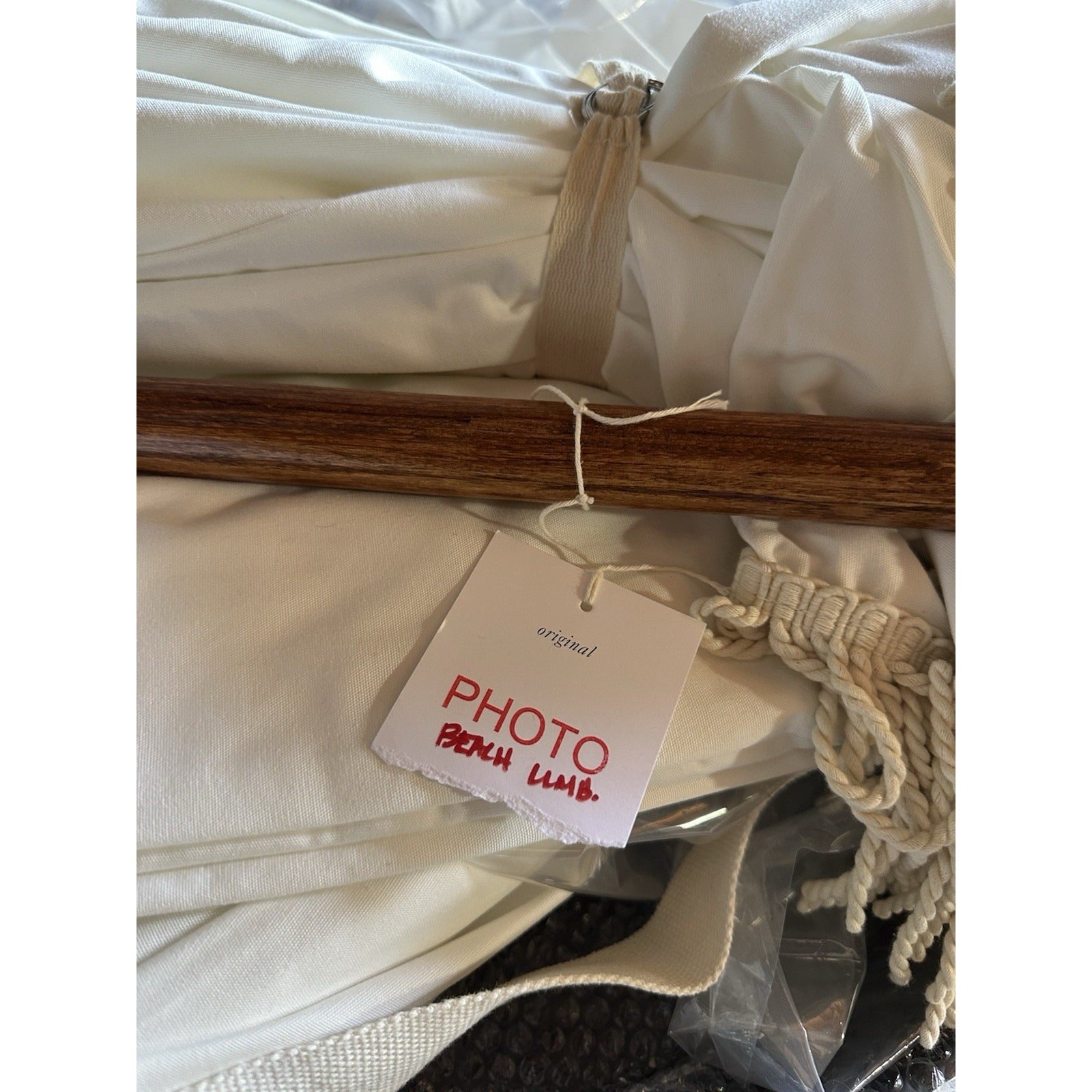 Beach Umbrella (Photo Sample)-Antique White