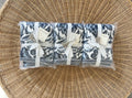 Artichoke Quilted King Pillow Sham-Navy Blue