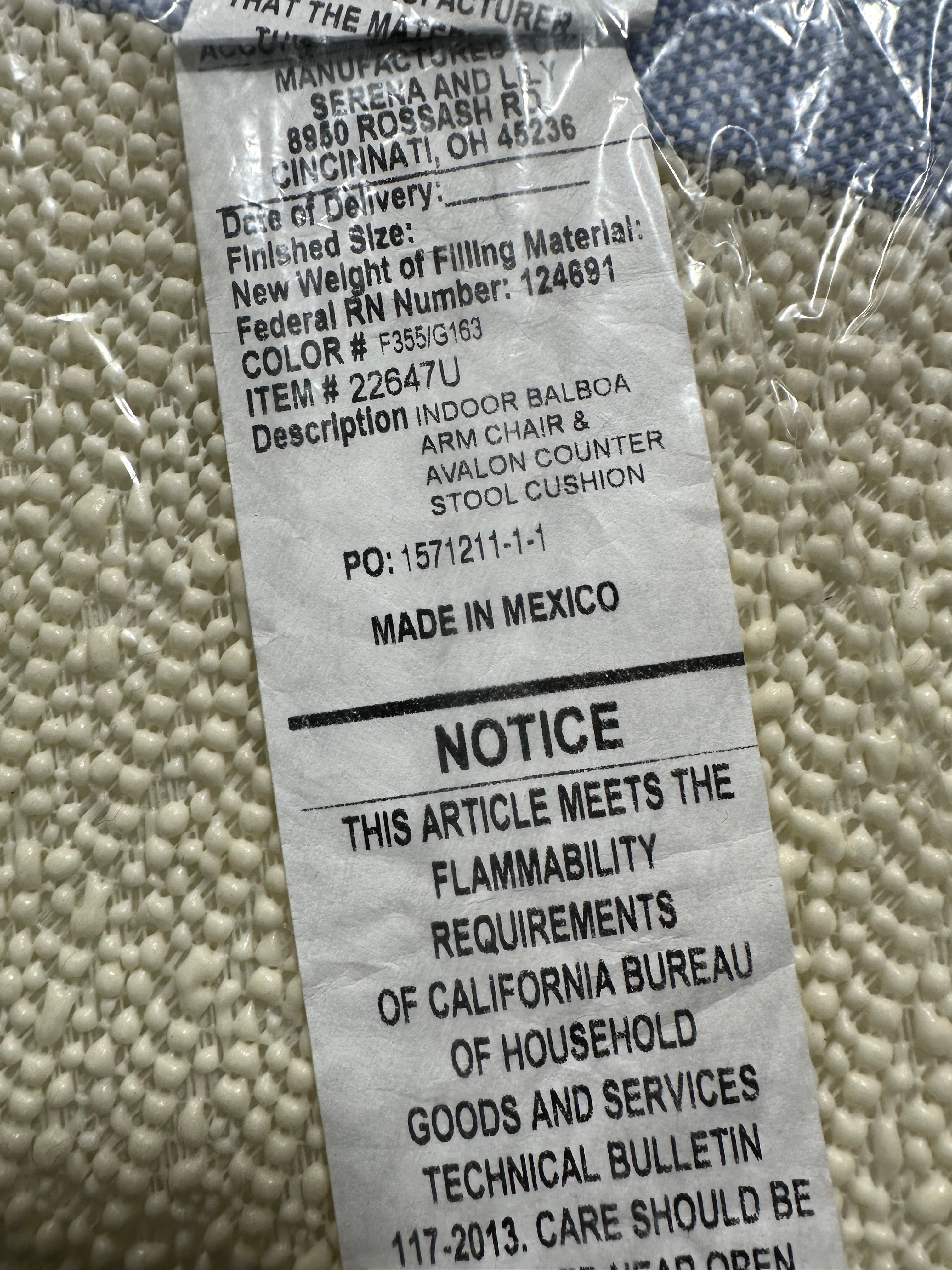 Balboa Rattan Armchair Cushion-Various Colors - The Home Decor Outlet