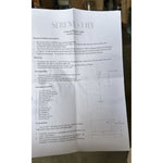 Melrose Large Pendant (19” DIAM)-White/Brass Accents