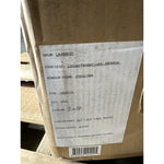 Melrose Large Pendant (19” DIAM)-White/Brass Accents