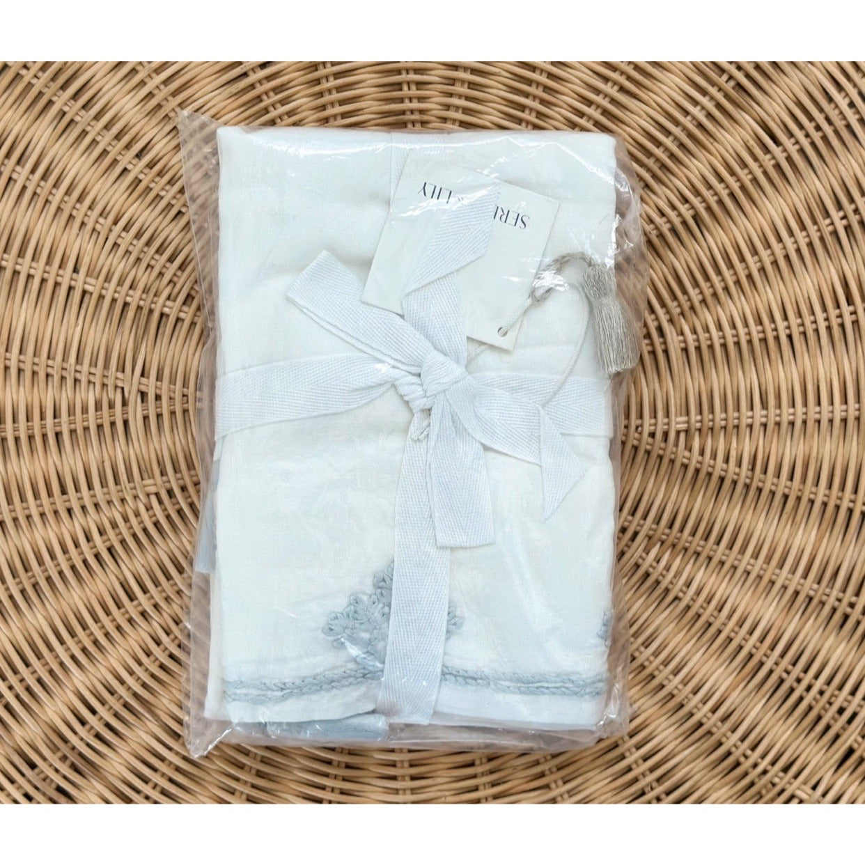 Brookside Euro Pillow Sham-Sky Blue