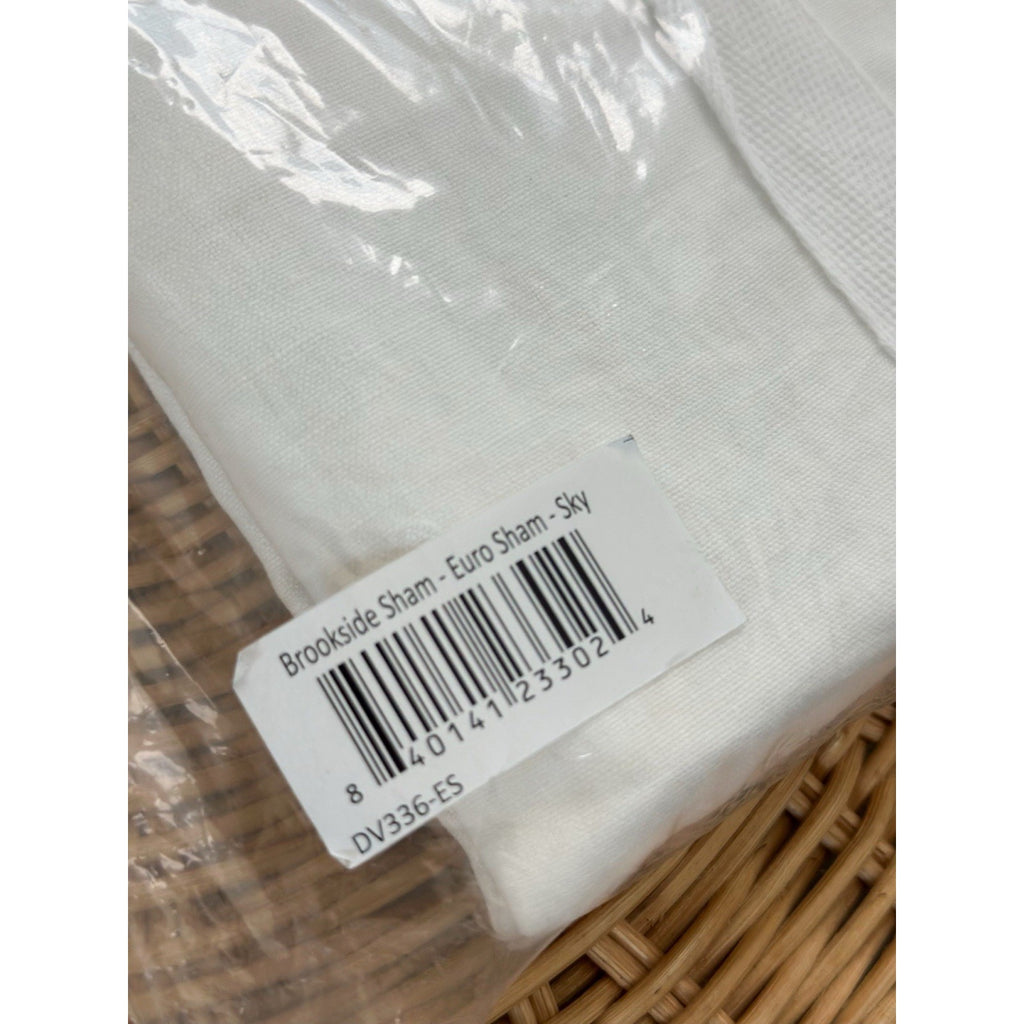 Brookside Euro Pillow Sham-Sky Blue - The Home Decor Outlet