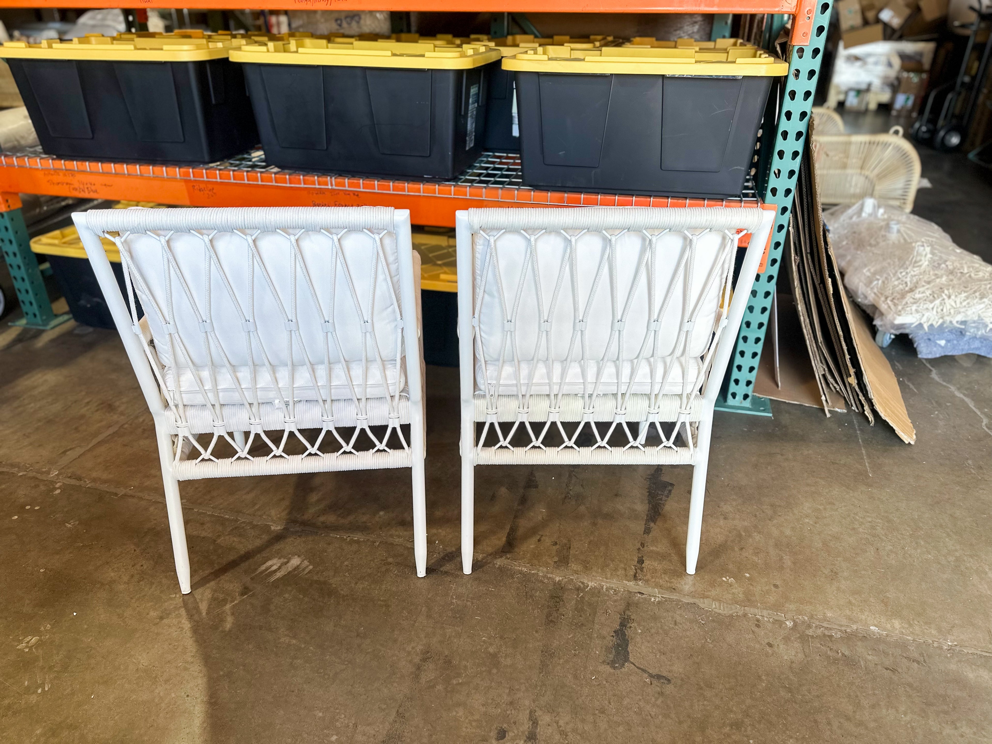 Salt Creek Coastal Dining Chairs (Set of 2)-White