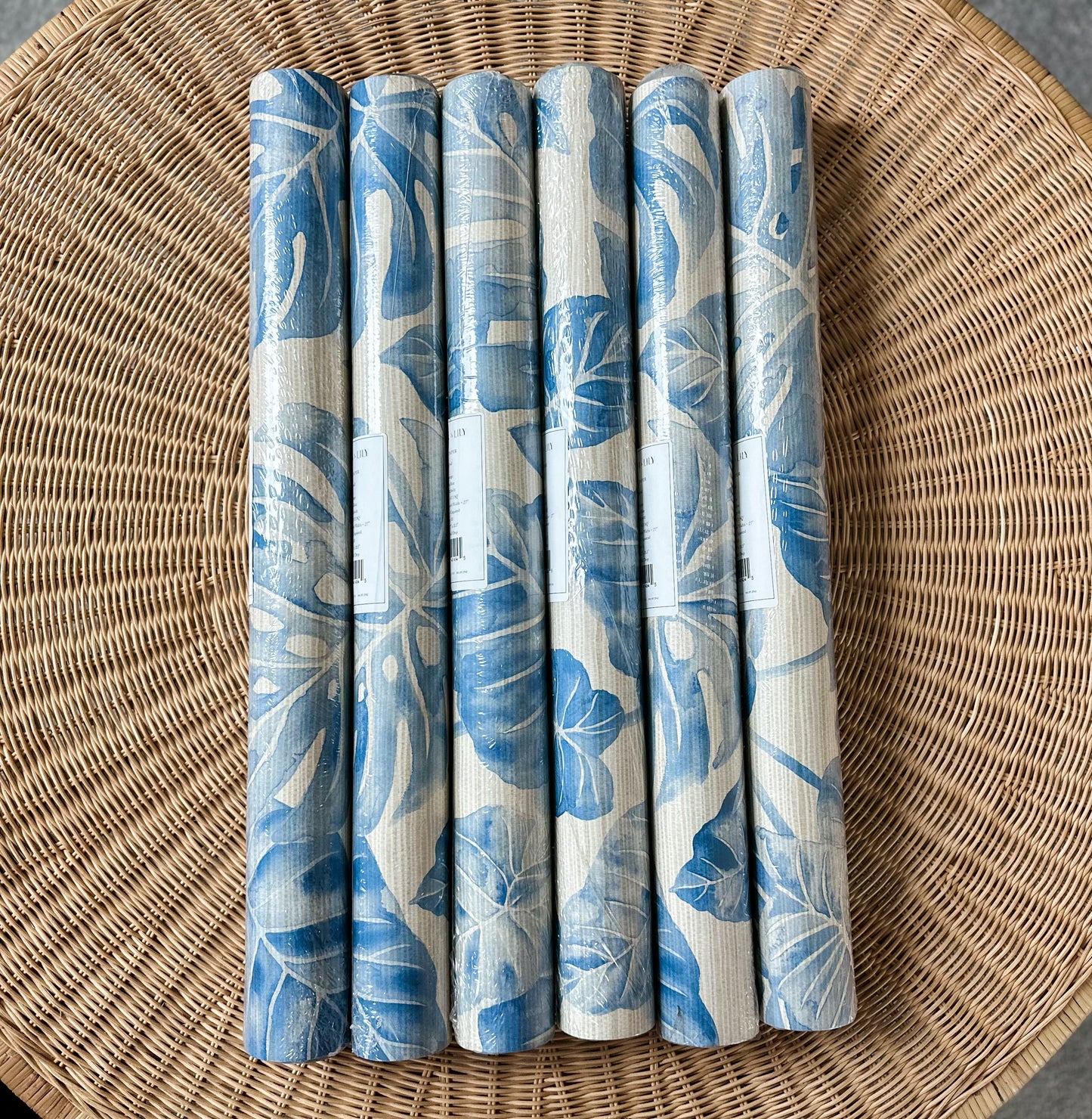 Montego Wallpaper-French Blue