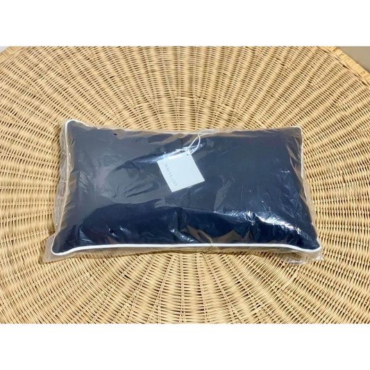 Serena & Lily Sunbrella® Lido Pillow (12”x21”)-Navy - The Home Decor Outlet