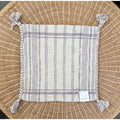 Ridge Stripe Pillow Cover (22” SQ)-Lavender Purple