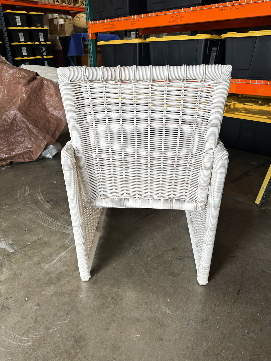 Pacifica Dining Armchair  (SAMPLE/NO TAGS)-Driftwood White