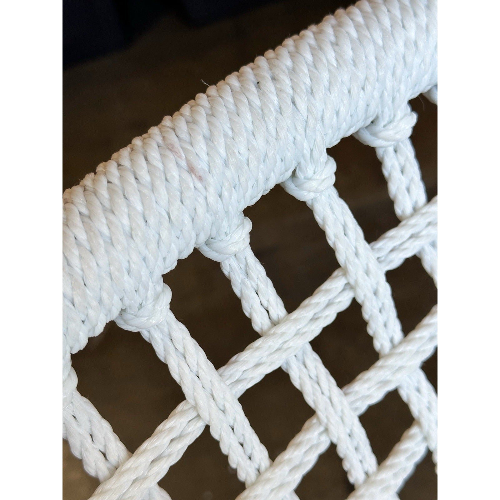 PALECEK Dockside Outdoor Dining Chairs (Set of 4)-Metal Frame/White Rope Seat