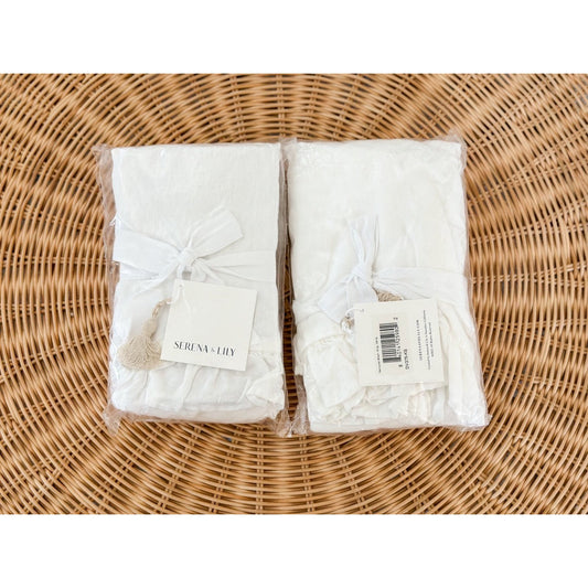 Nantucket Linen King Shams (Set of 2)-White