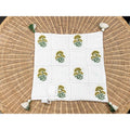 Cortina Embroidered Pillow Cover (20” SQ)-Moss/Sunflower - The Home Decor Outlet