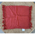 Mendocino Linen Pillow Cover (24” SQ)-Lobster Red