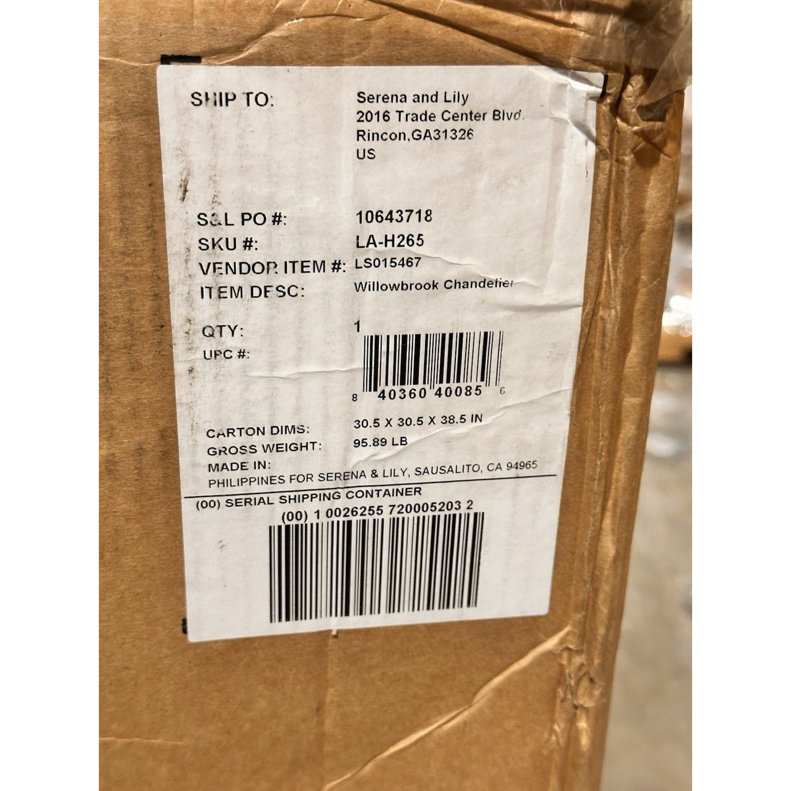 Willowbrook Wood Bead Tiered Chandelier Abaca Wrapped Frame-Natural Bleached