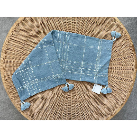 Asheville Pillow Cover (14”x40”)-Coastal Blue - The Home Decor Outlet