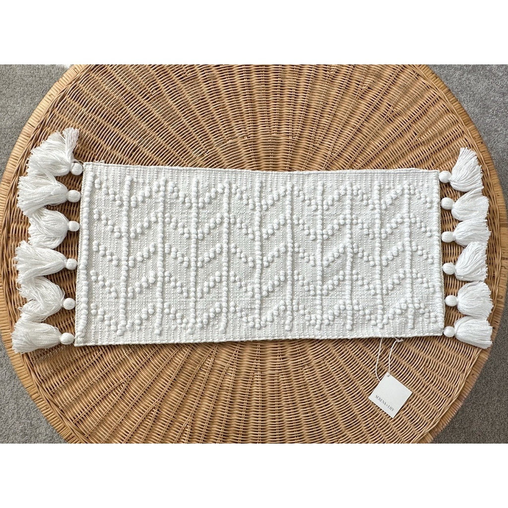 West Beach Pillow Cover (14”x30”)-White - The Home Decor Outlet