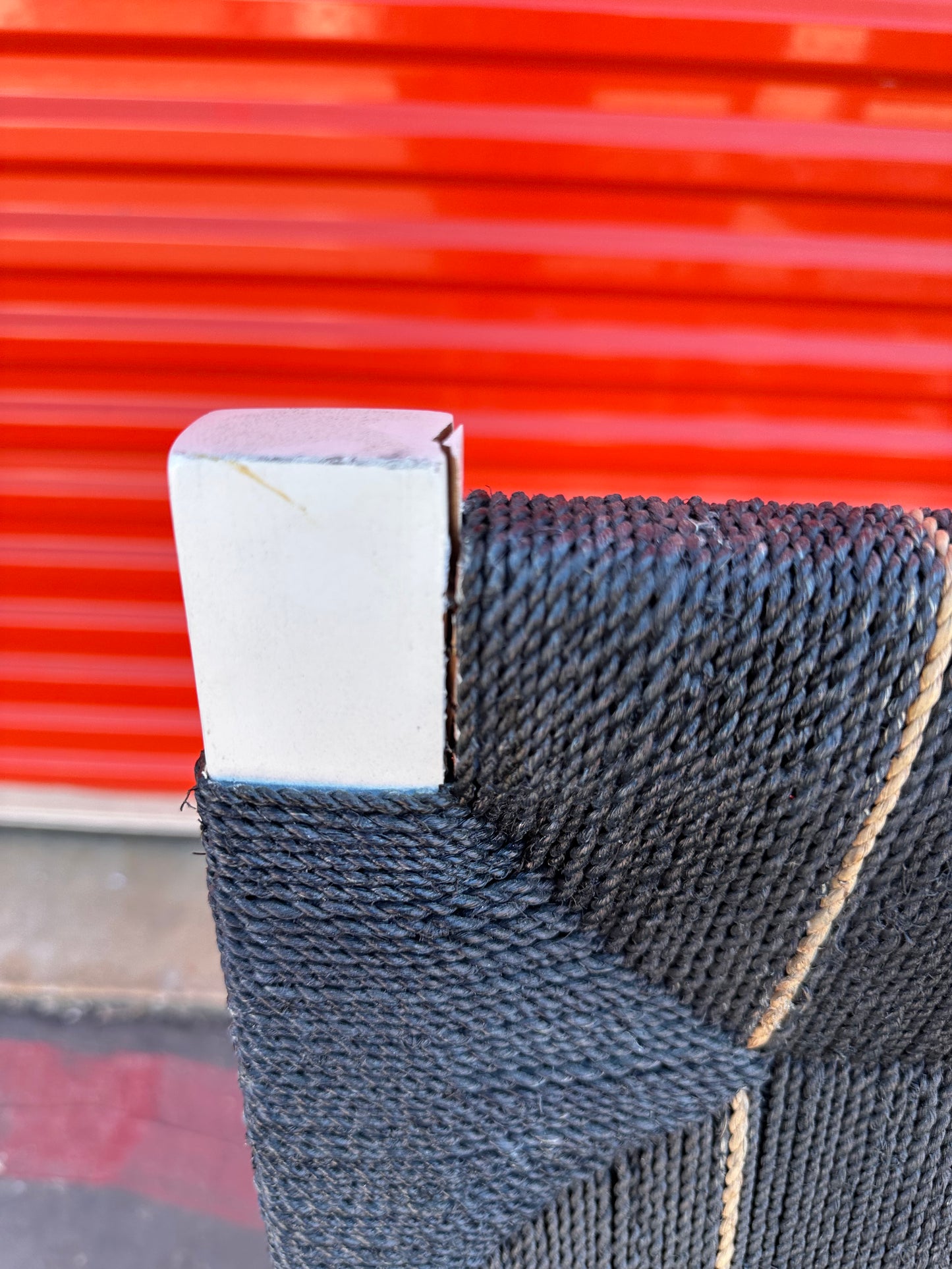 Carson Counter Stool-Navy/White