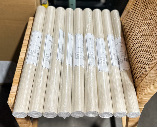 Faux Grasscloth Removable Wallpaper-Stone Beige - The Home Decor Outlet