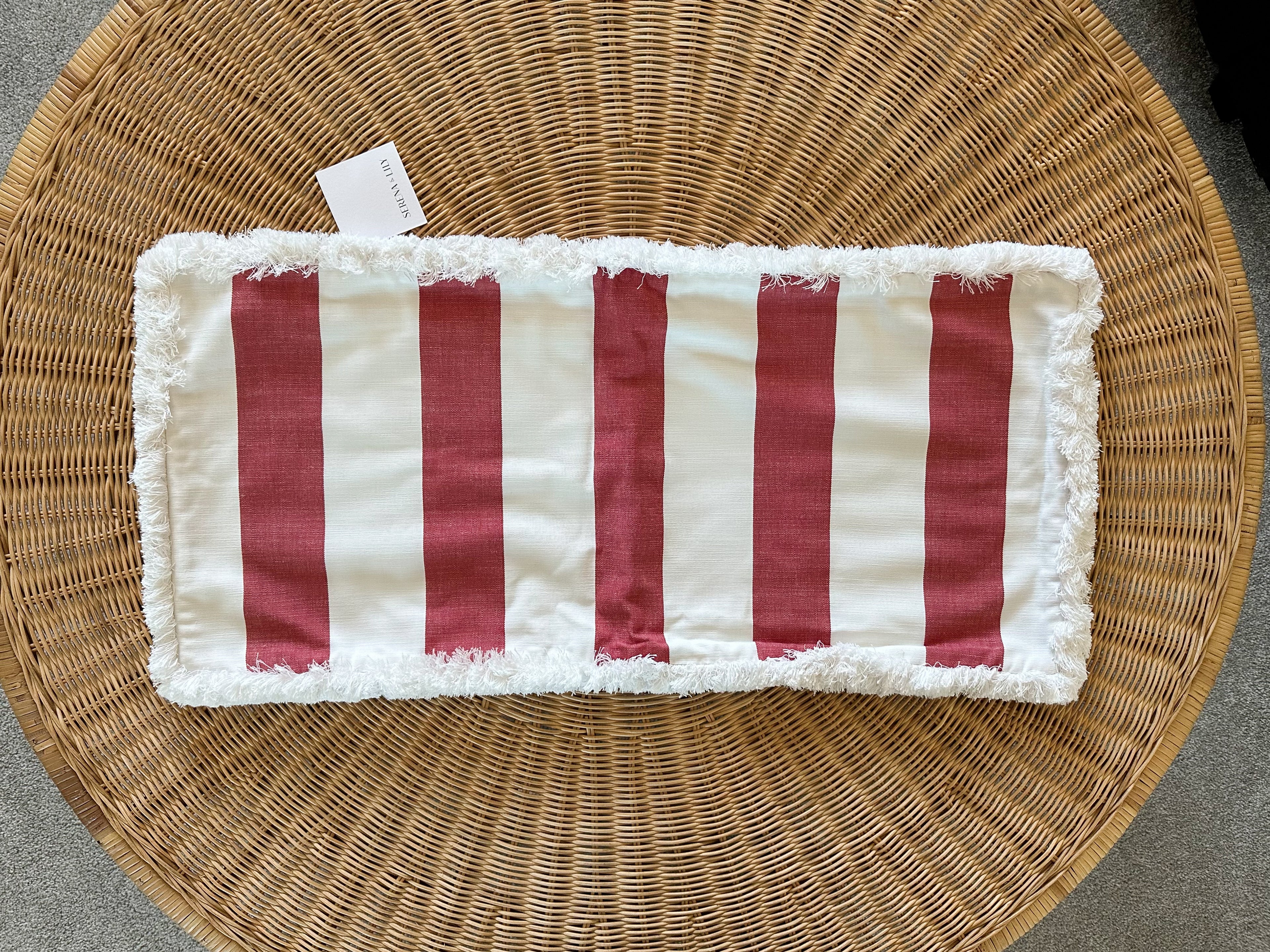 Perennials Harbor Stripe Pillow Cover (14”x30”)-Various Colors