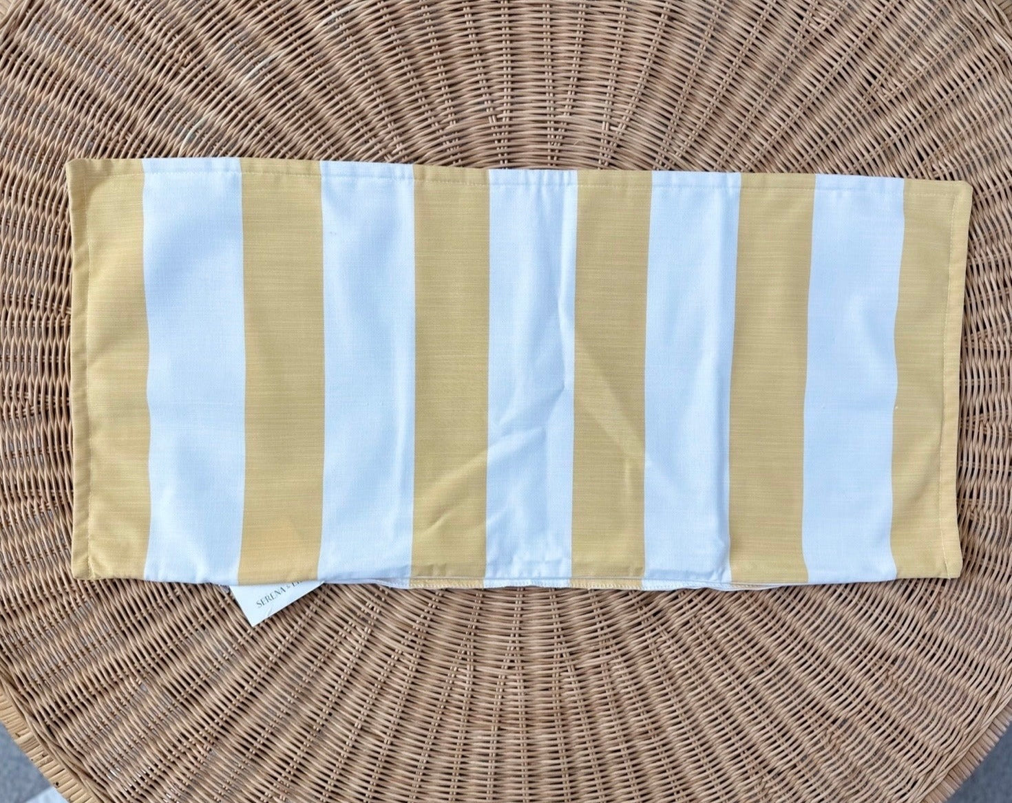 Perennials Awning Stripe Pillow Cover (14”x30”)-Various Colors