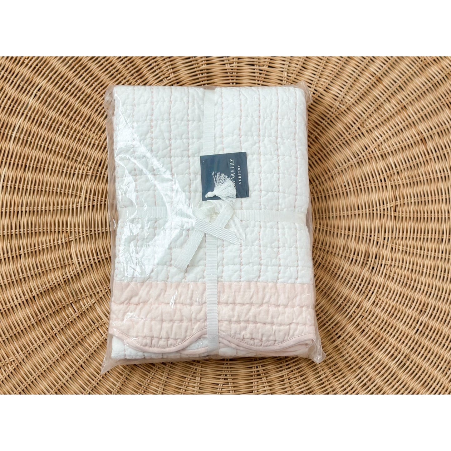 Baywood Mini Quilt-Pink Sand - The Home Decor Outlet