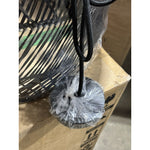 Headlands Large Rattan Bell Pendant-Black