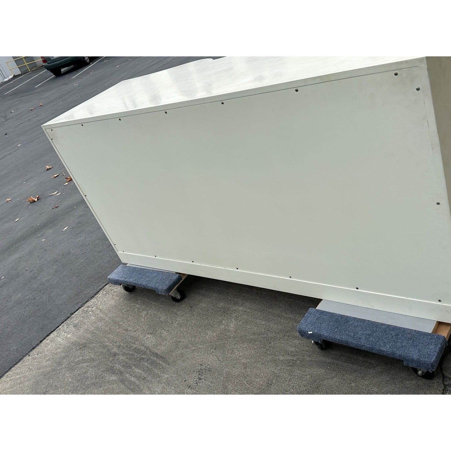 Monroe 9-Drawer Dresser-Beige/Brass Pulls