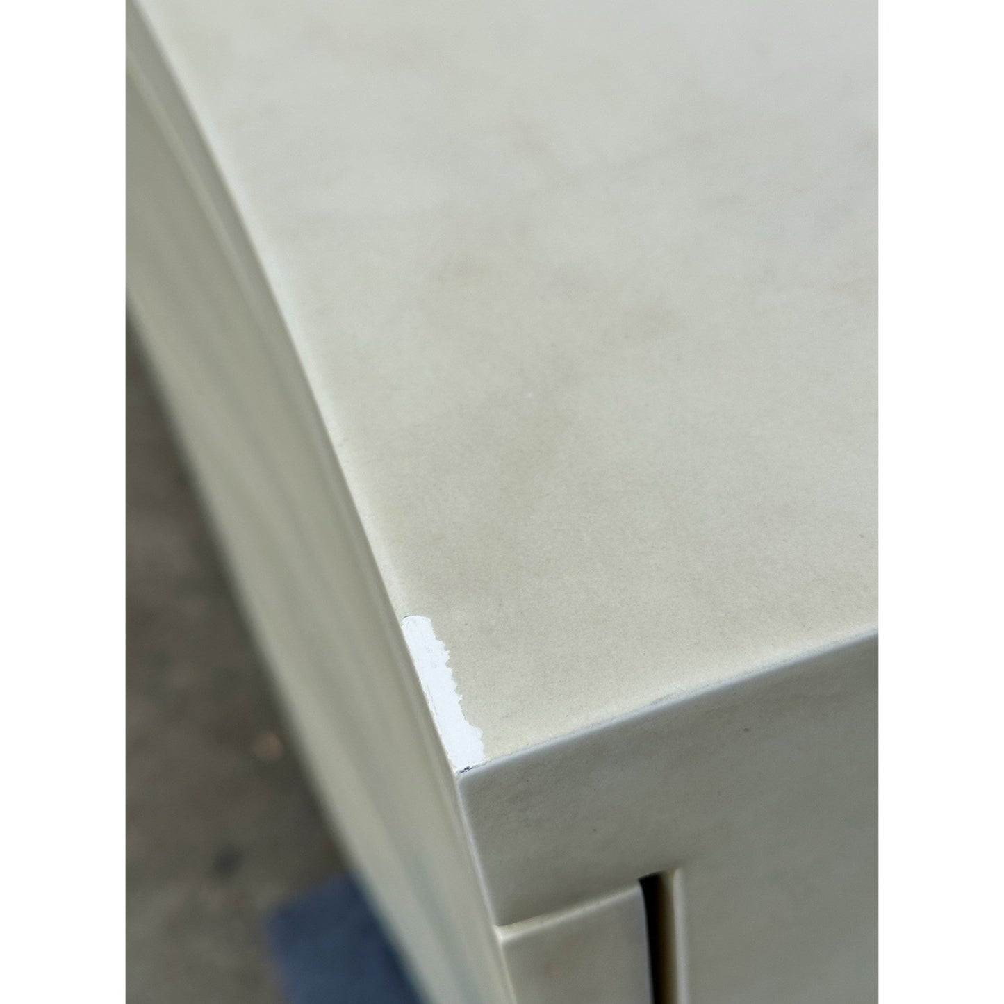 Monroe 9-Drawer Dresser-Beige/Brass Pulls