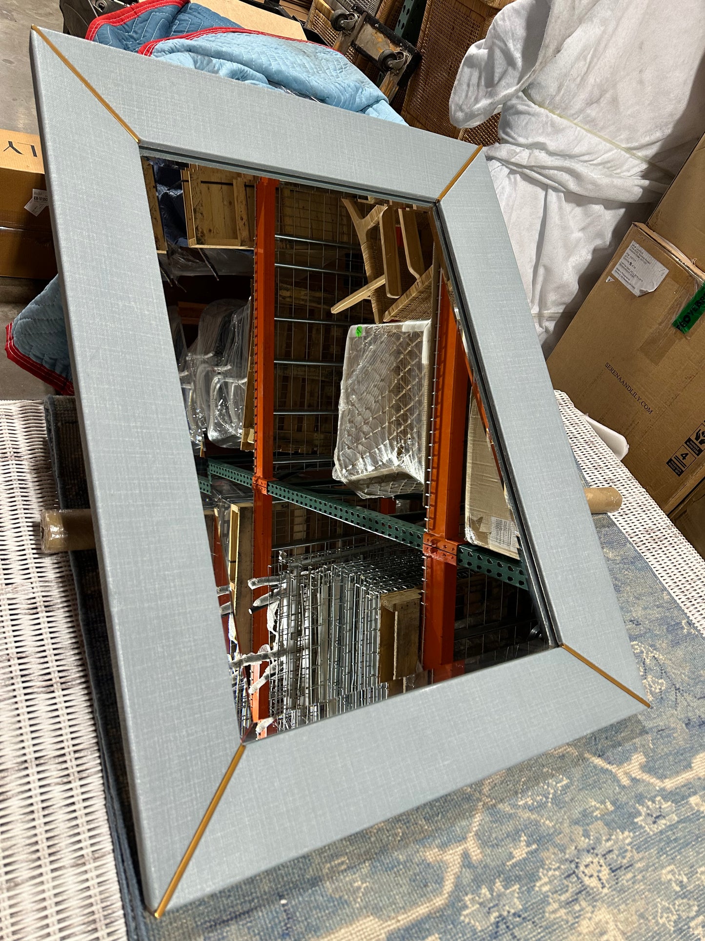 Driftway Mirror-Coastal Blue