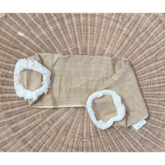 Bowden Pillow Cover (7”x36”x7”)-Wheat Brown