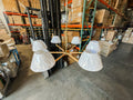 Larkspur Chandelier (Various Shade Options)-Brass Gold Base