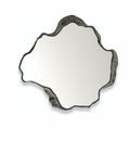 PALECEK Caldera Coastal Designer Stonecast Small Wall Mirror-Brown