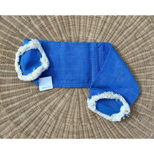Bowden Pillow Cover (7”x36”x7”)-Capri Blue
