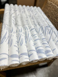 Palm Wallpaper (Unpasted/Traditional)-Coastal Blue - The Home Decor Outlet