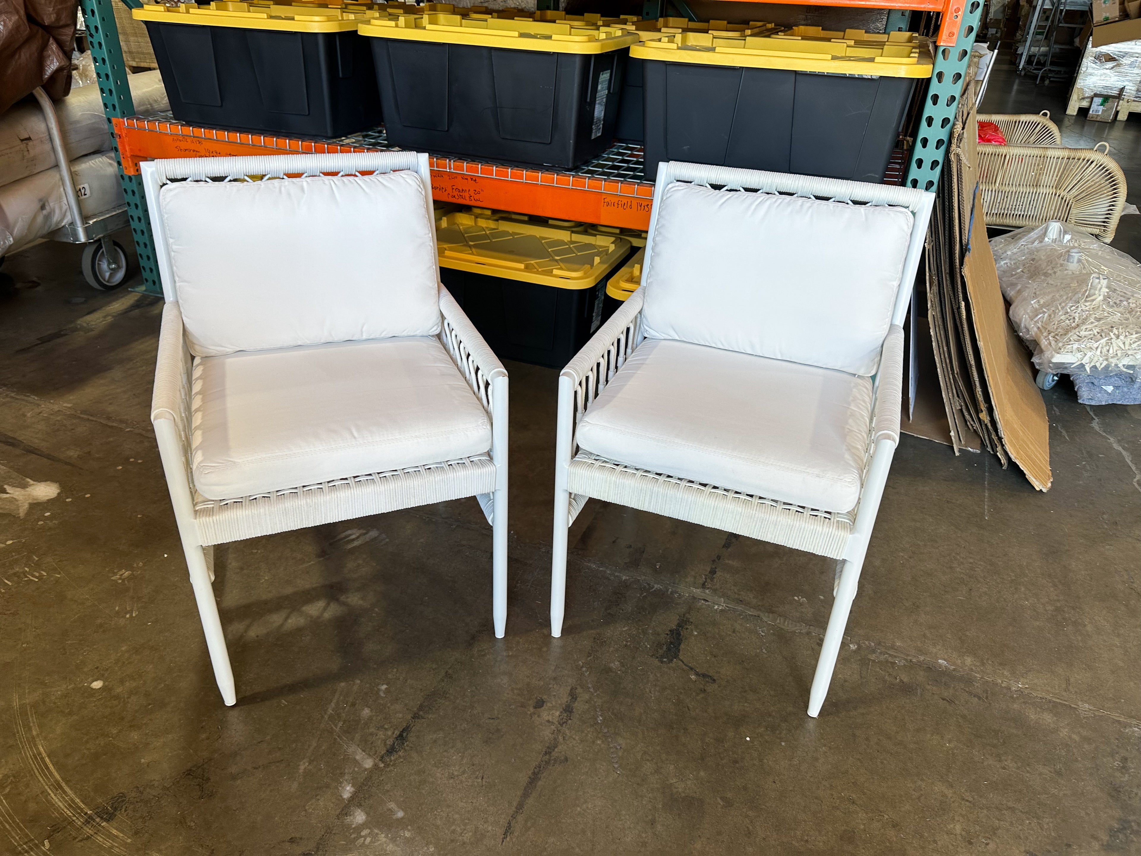 Salt Creek Coastal Dining Chairs (Set of 2)-White