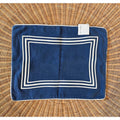 Riva Pillow Cover (18”x24”)-Vintage Indigo Blue/White